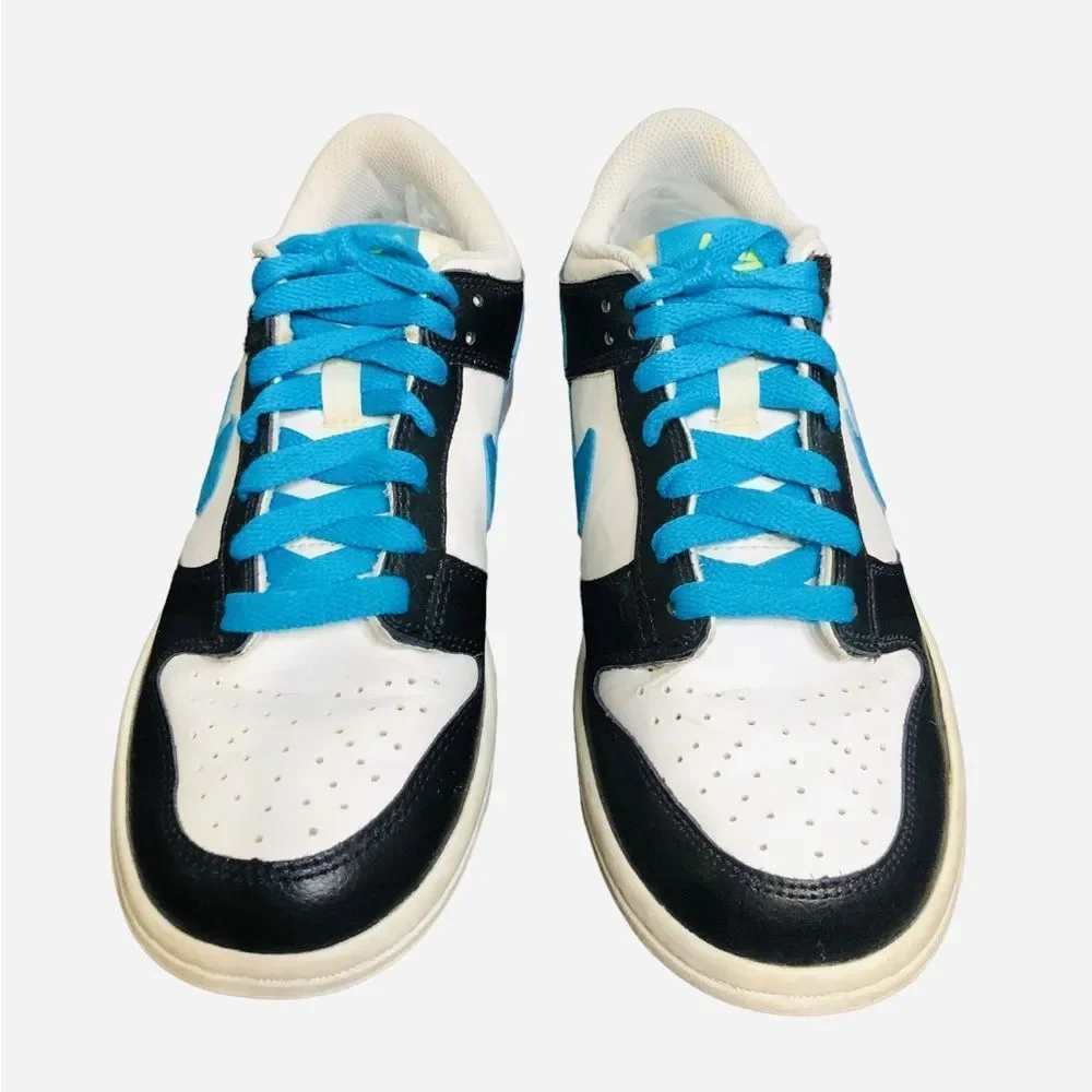 Dunk Low GS White Orion Blue Size 5.5Y (310569-147) Y2K
